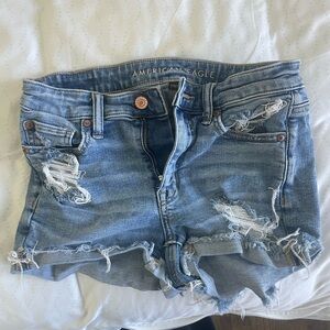 American Eagle Distressed Denim Shorts